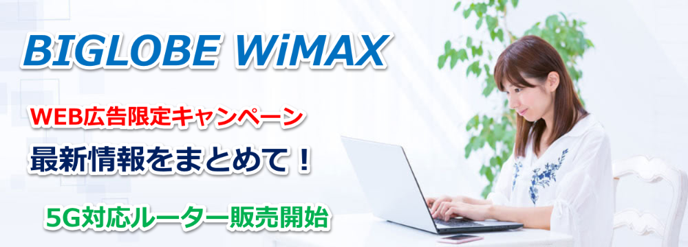 BIGLOBE WiMAX auスマートバリュー申し込み方法
